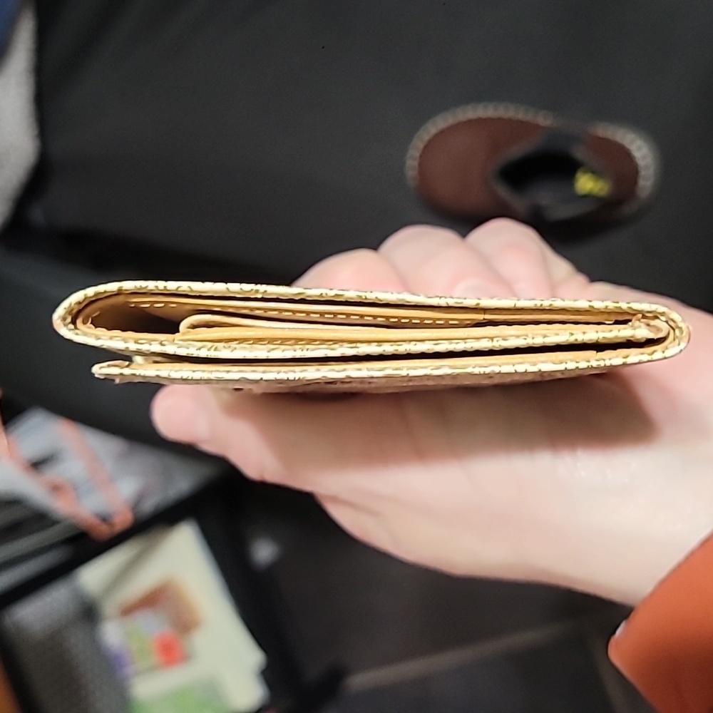 Italarts Gold Vintage Wallet Made In Italy - Picture 8 of 9
